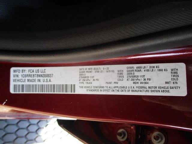 2022 RAM 1500 Big Horn Quad Cab 2WD