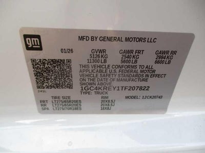 2026 Chevrolet Silverado 2500 HD High Country