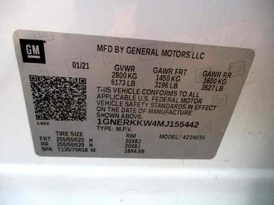 2021 Chevrolet Traverse Premier FWD