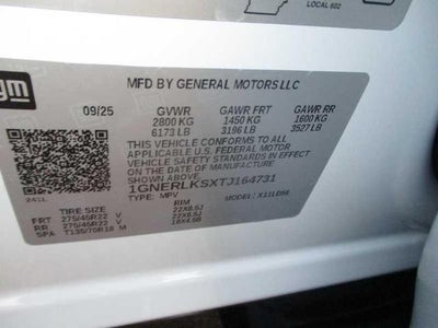 2026 Chevrolet Traverse RS