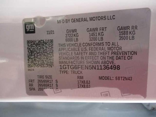 2022 GMC Canyon AT4 Crew Cab w/Cloth 4WD