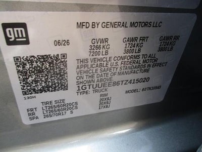 2026 GMC Sierra 1500 AT4