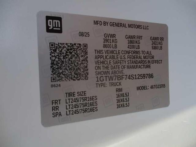 2025 GMC Savana Cargo 2500 Base