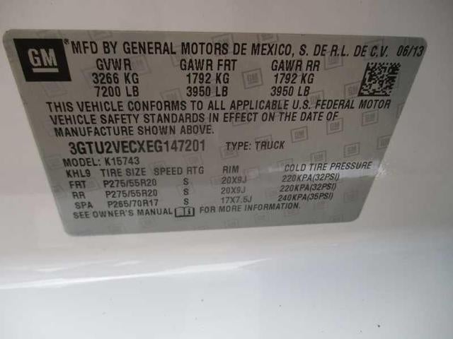 2014 GMC Sierra 1500 SLT Crew Cab 4WD