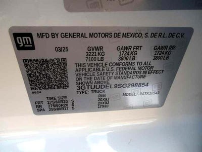 2025 GMC Sierra 1500 SLT Crew Cab 4WD