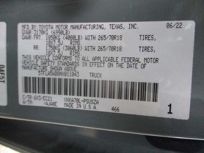 2022 Toyota Tundra 2WD SR5 CrewMax 2WD