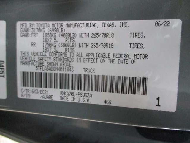 2022 Toyota Tundra 2WD SR5 CrewMax 2WD