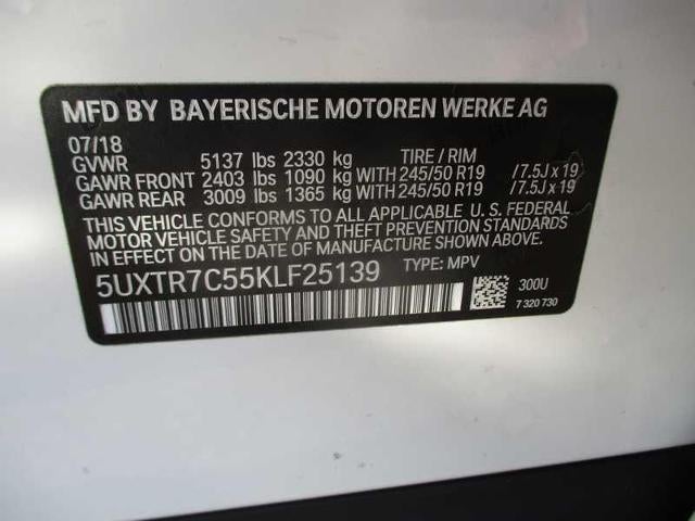 2019 BMW X3 sDrive30i