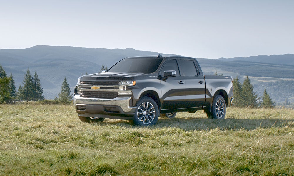 Vehile parked on grass